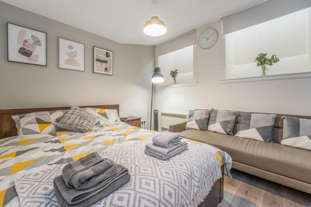 Relaxing & Cozy Studio Apartment - Oasis In The Heart Of Edinburgh - Sleeps Up To 3 Guests Buitenkant foto